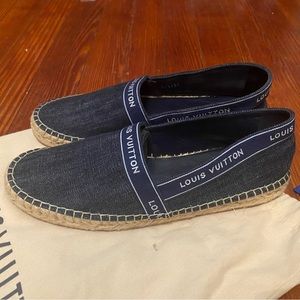 Espadrilles Louis Vuitton Blue size 38 EU in Denim - 22270553